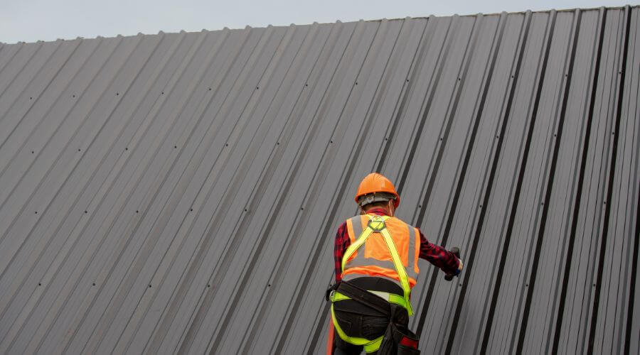 Professional metal roof installation services in Bonaparte, IA